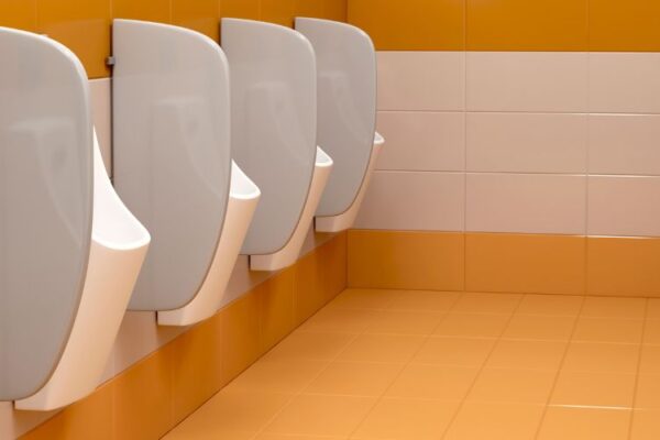 Commercial cleaner carrying out a planned deep clean
