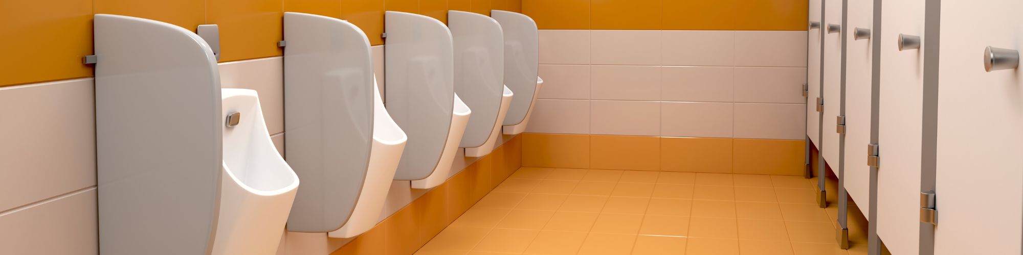 Commercial cleaner carrying out a planned deep clean