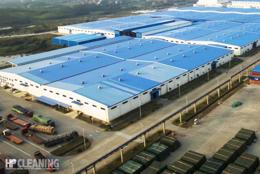 Large commercial warehouse and distribution building